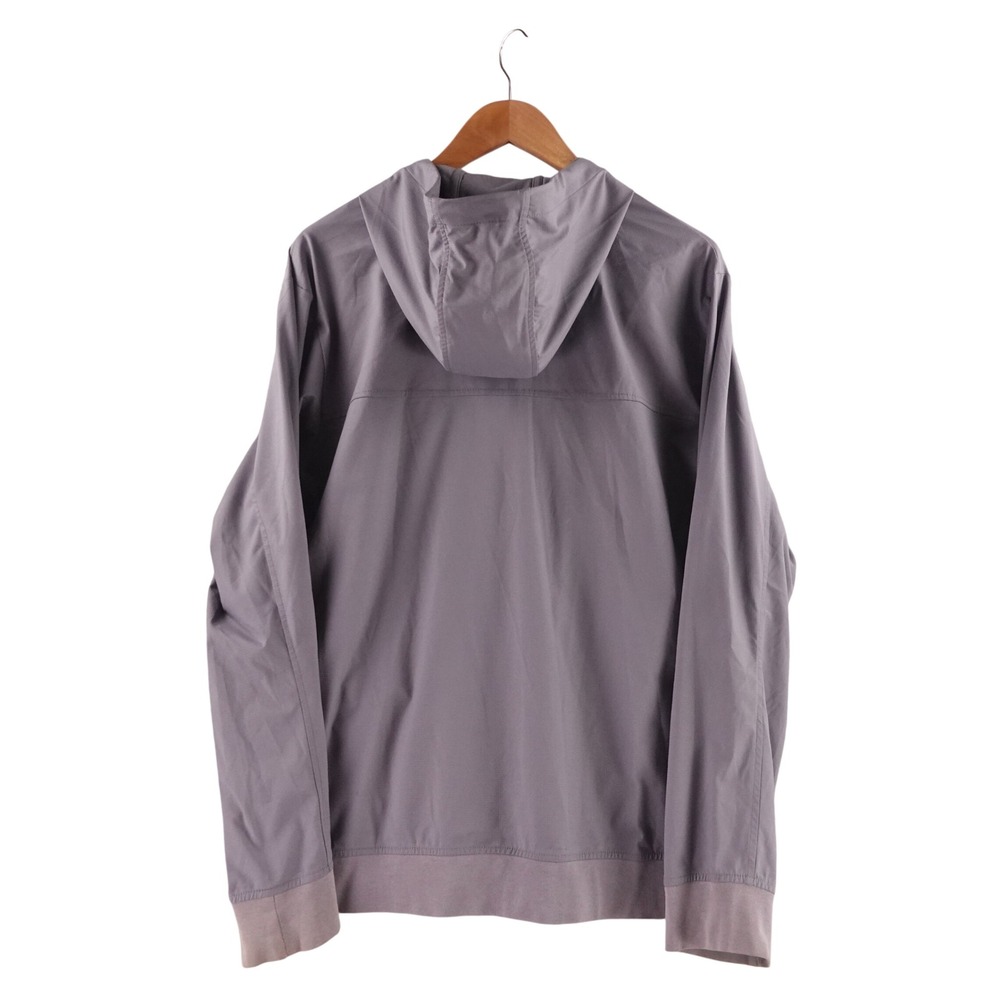 TravisMathew Mens Full Zip Hooded Jacket Grey Large Lightweight Performance L - Picture 2 of 8
